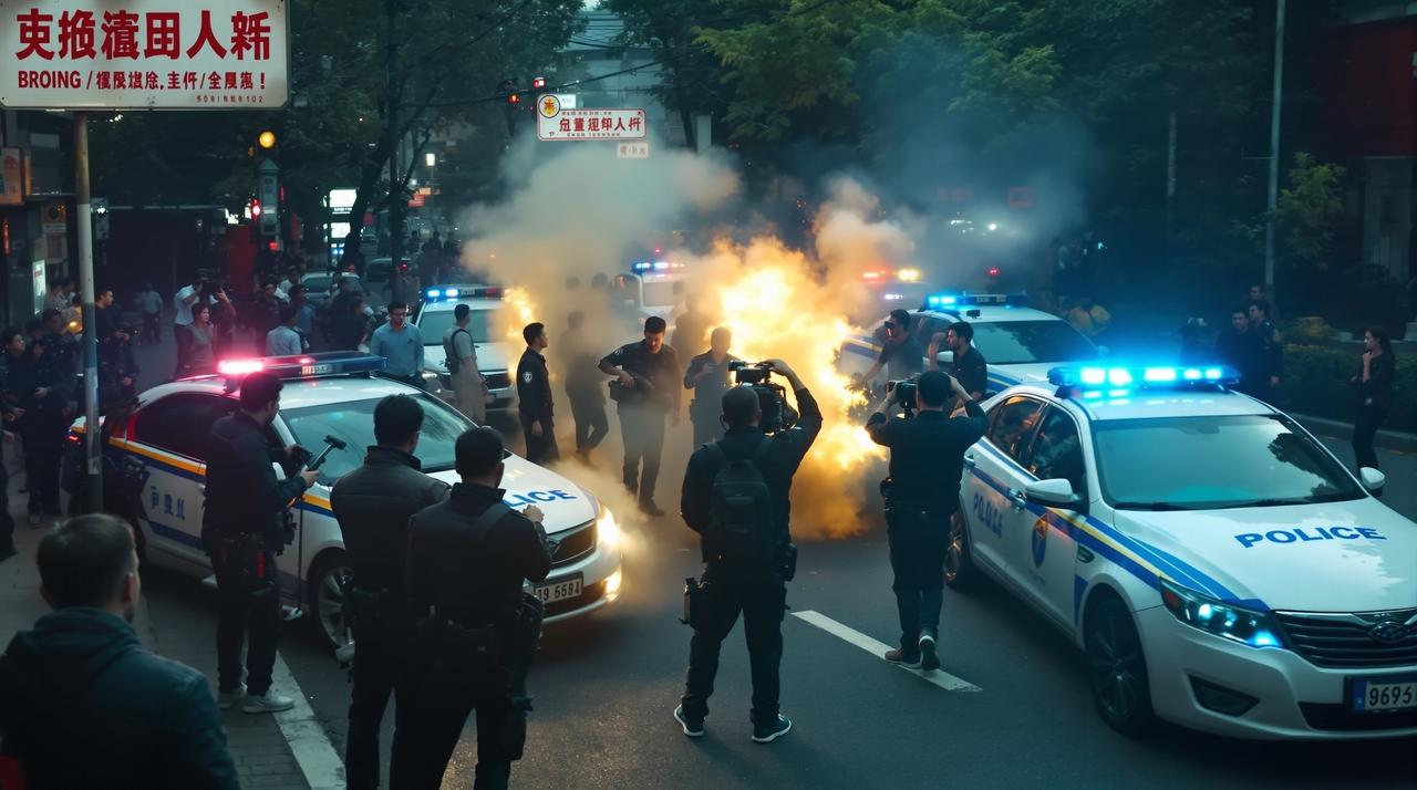 黑料网 - 某剧组在拍摄地发生冲突,警方介入调查